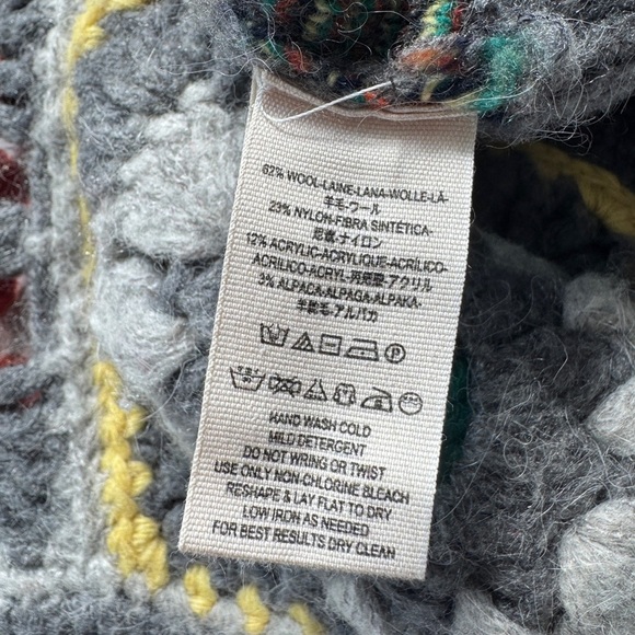 Free people grey boho style knit cardigan sweater - Picture 6 of 6